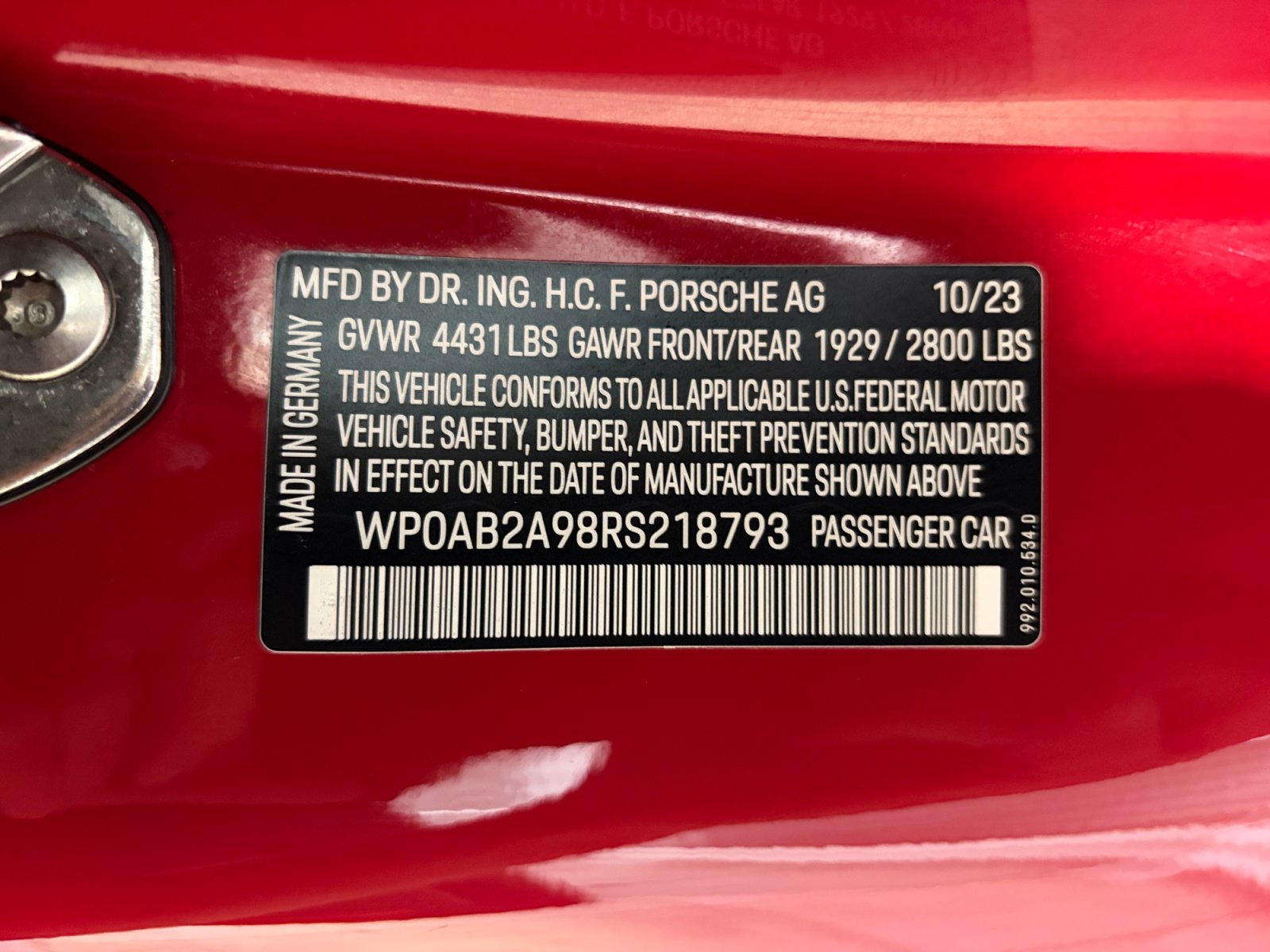 Certified 2024 Porsche 911 Carrera 4S w/ Sport Package AWD/4WD image 42