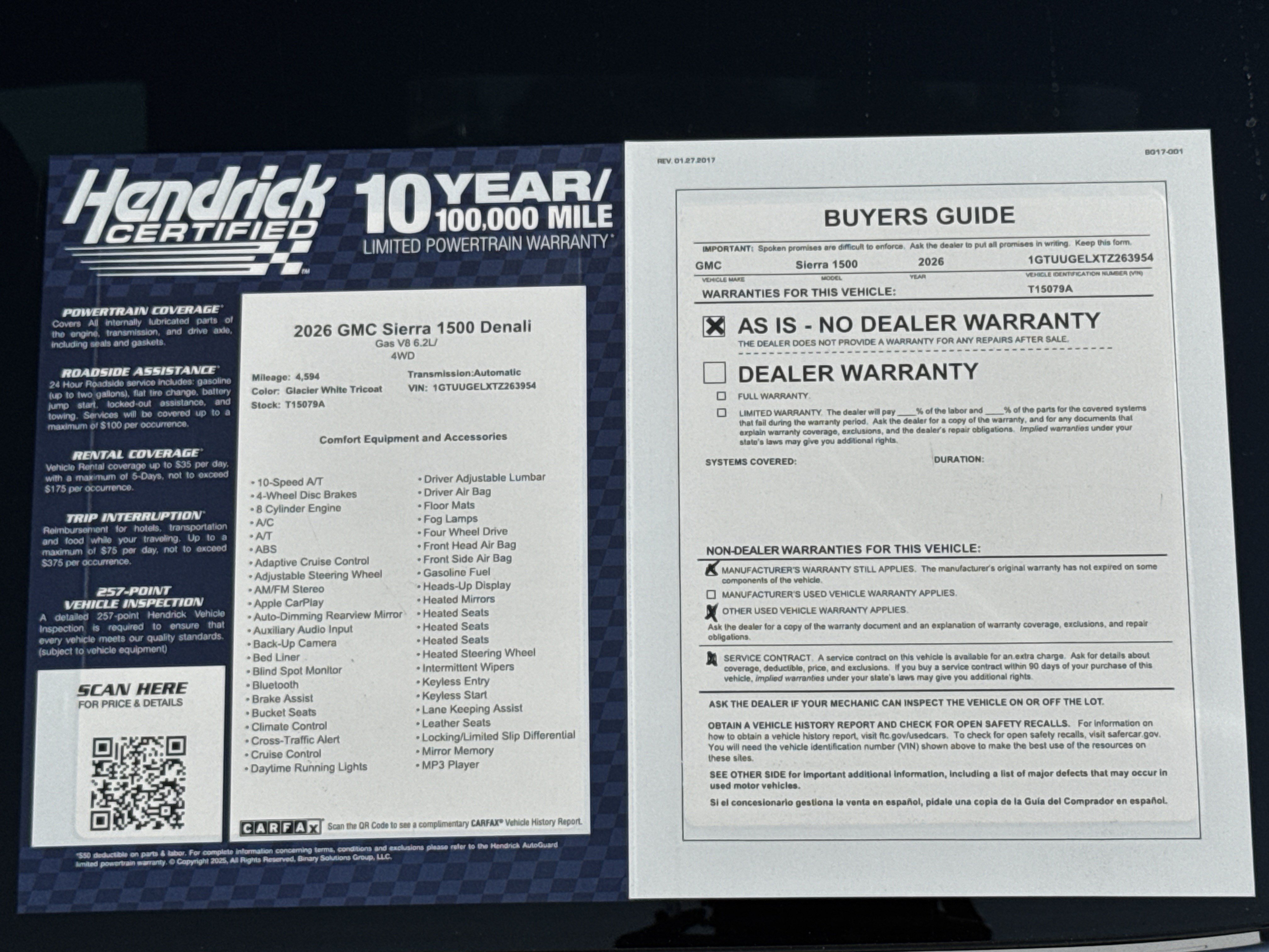 Used 2026 GMC Sierra 1500 Denali AWD/4WD image 37