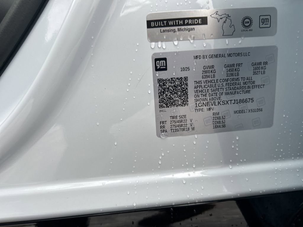 New 2026 Chevrolet Traverse RS image 32