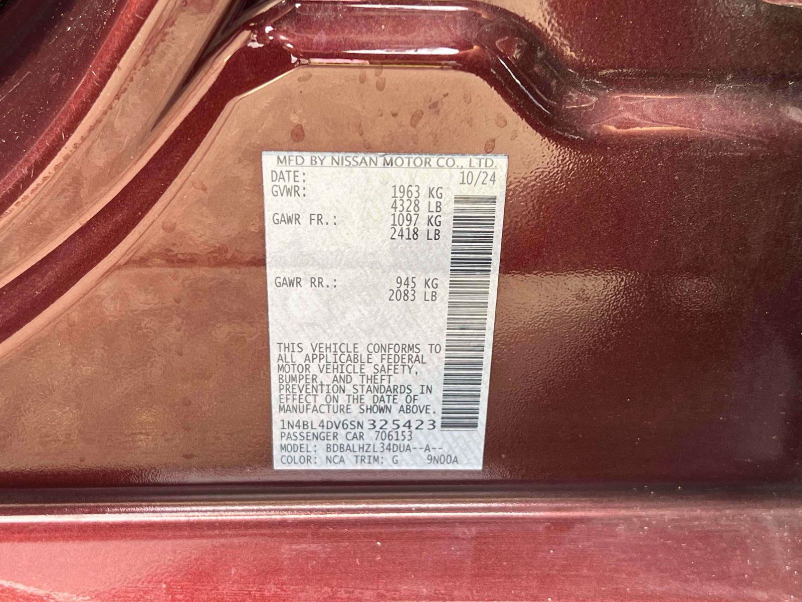 Used 2025 Nissan Altima 2.5 SV FWD image 26