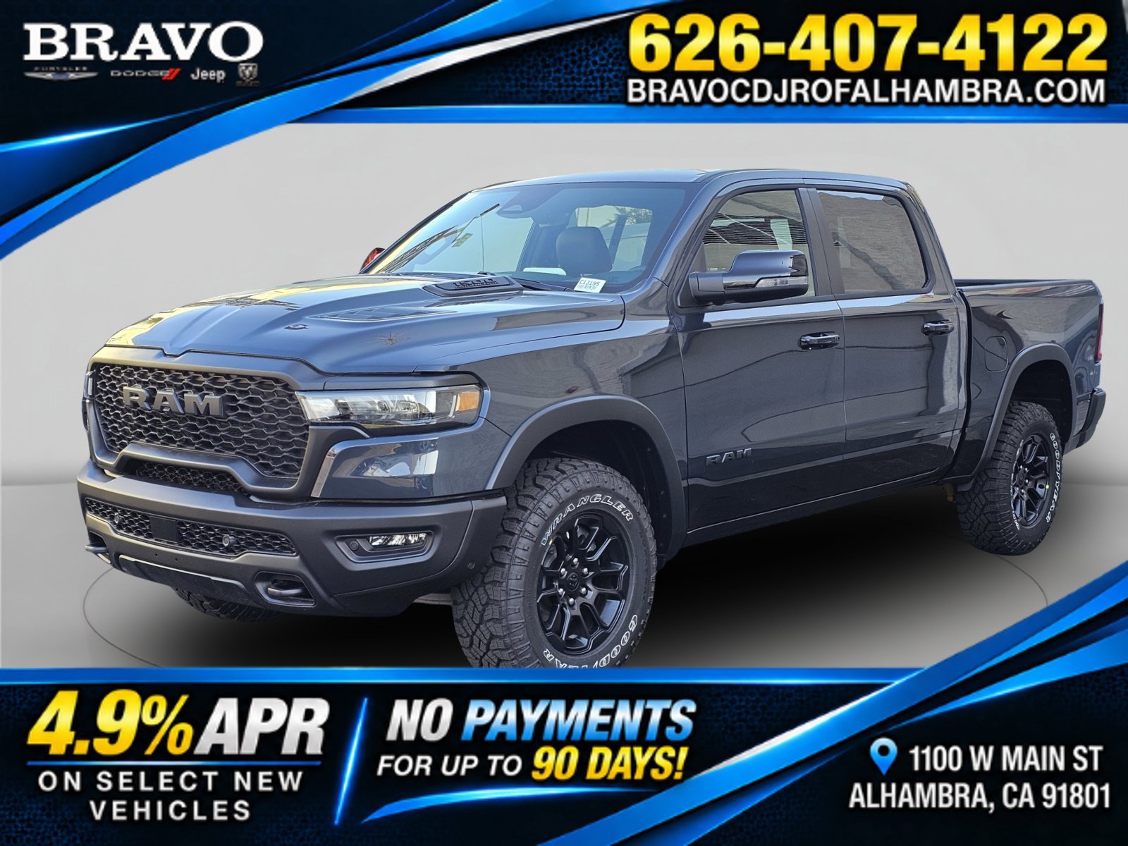 New 2026 RAM 1500 Rebel w/ Rebel Level 2 Equipment Group AWD/4WD image 1