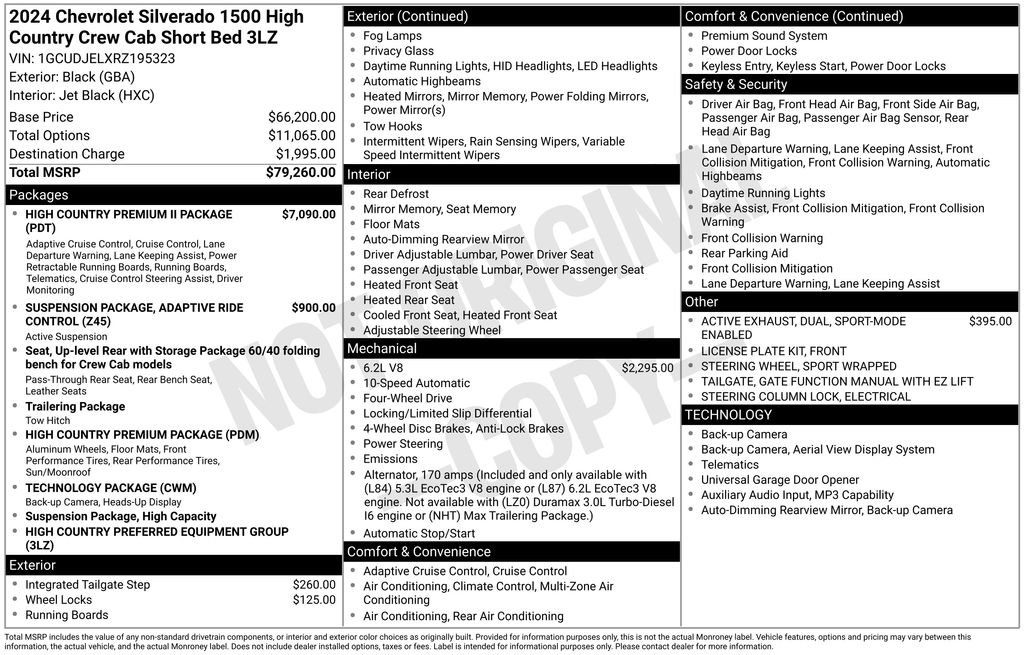 Certified 2024 Chevrolet Silverado 1500 High Country image 2