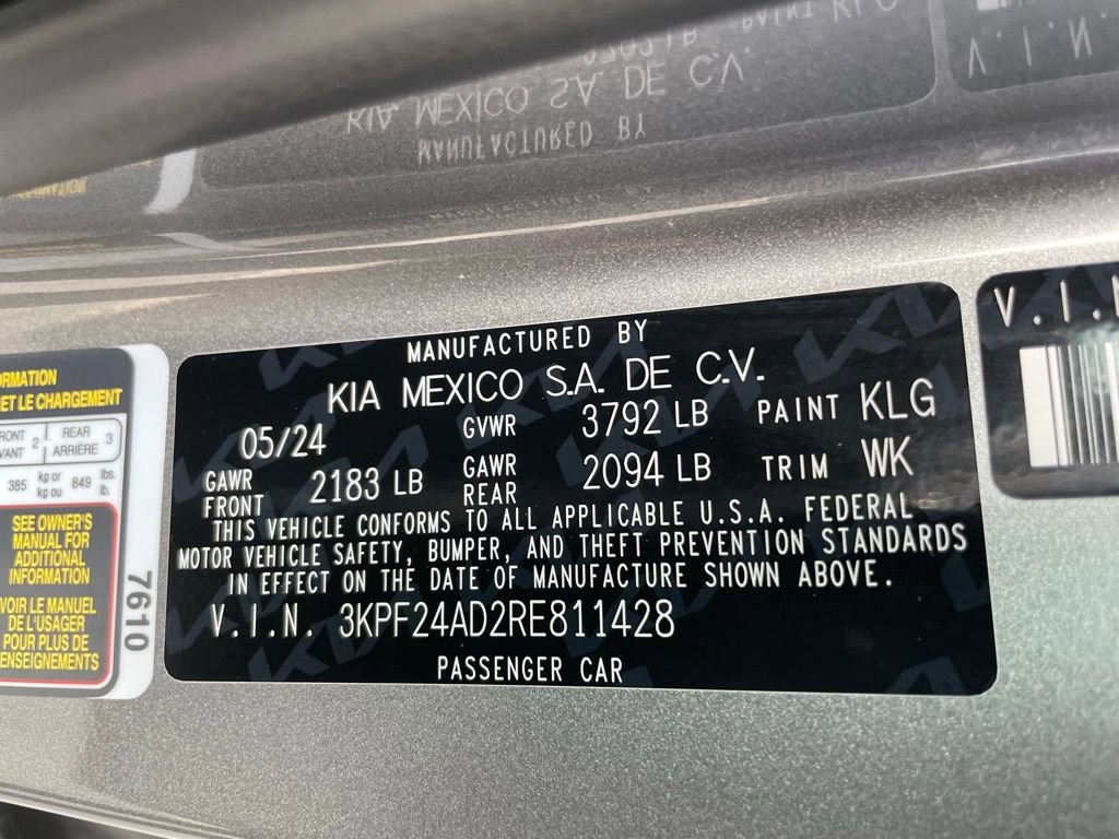 Certified 2024 Kia Forte LXS w/ LXS Technology Package image 32