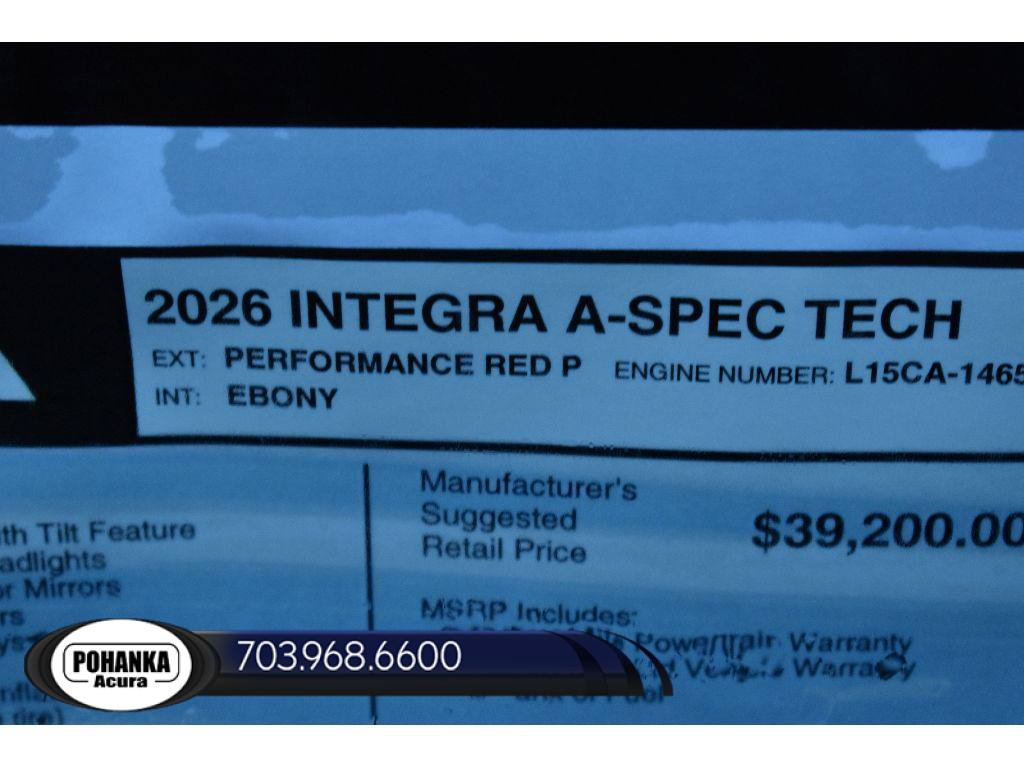 New 2026 Acura Integra A-Spec FWD image 36