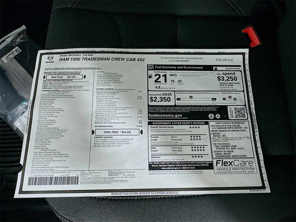 New 2026 RAM 1500 Tradesman image 21