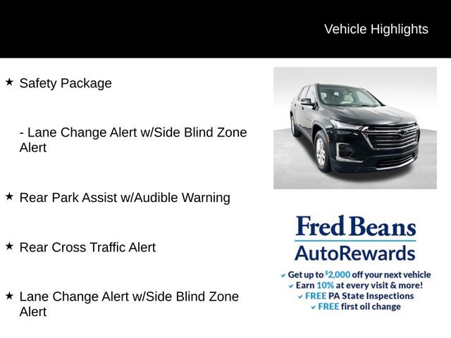 Certified 2023 Chevrolet Traverse LS w/ Safety Package AWD/4WD image 10