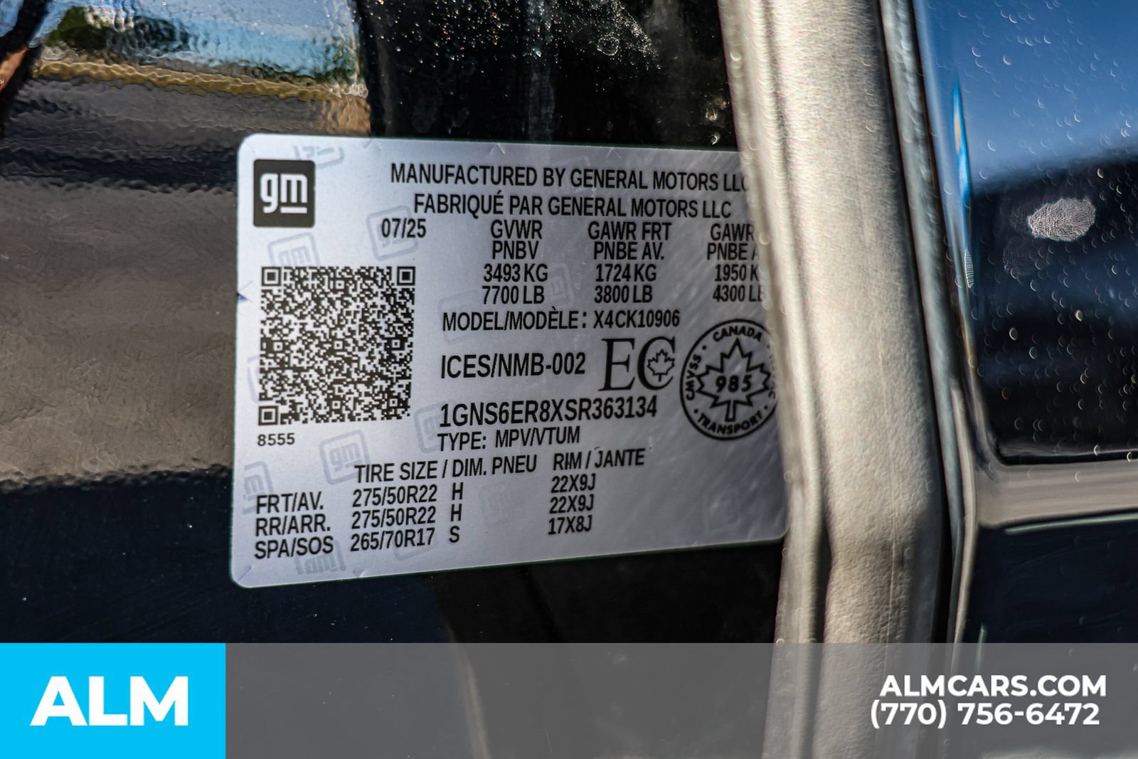 Used 2025 Chevrolet Suburban RST w/ Comfort Package AWD/4WD image 60