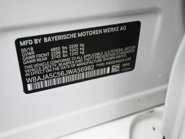 Used 2018 BMW 530i w/ Premium Package image 20