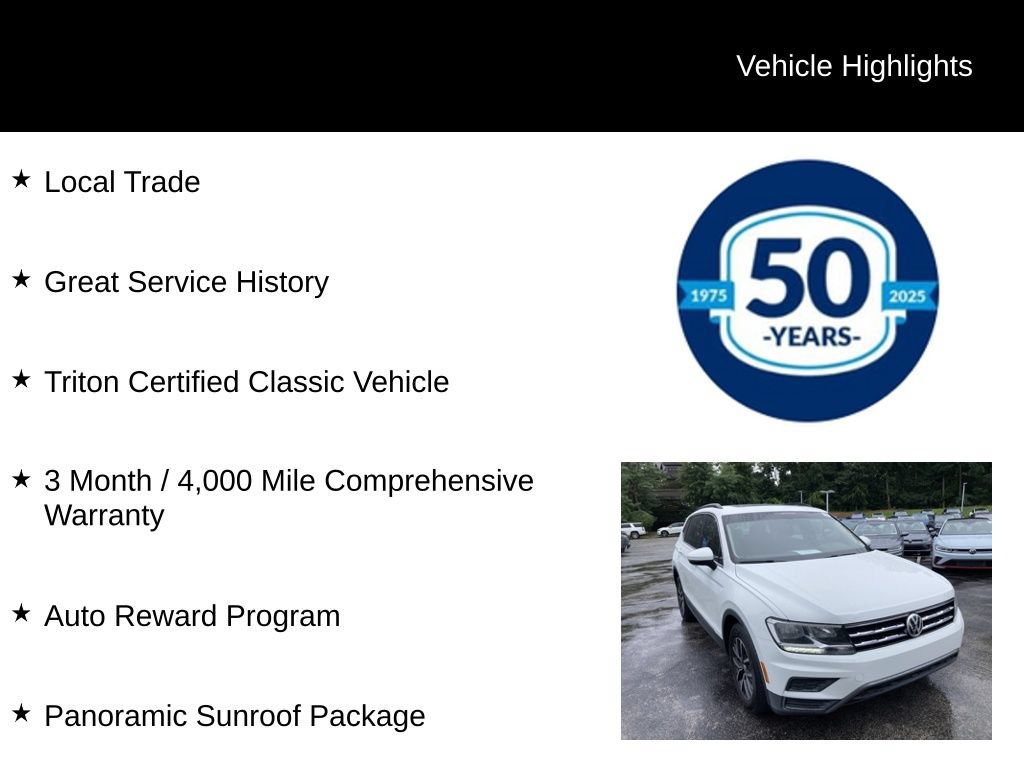 Used 2018 Volkswagen Tiguan SE w/ Panoramic Sunroof Package AWD/4WD image 5