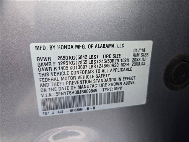 Used 2018 Honda Pilot Elite image 14