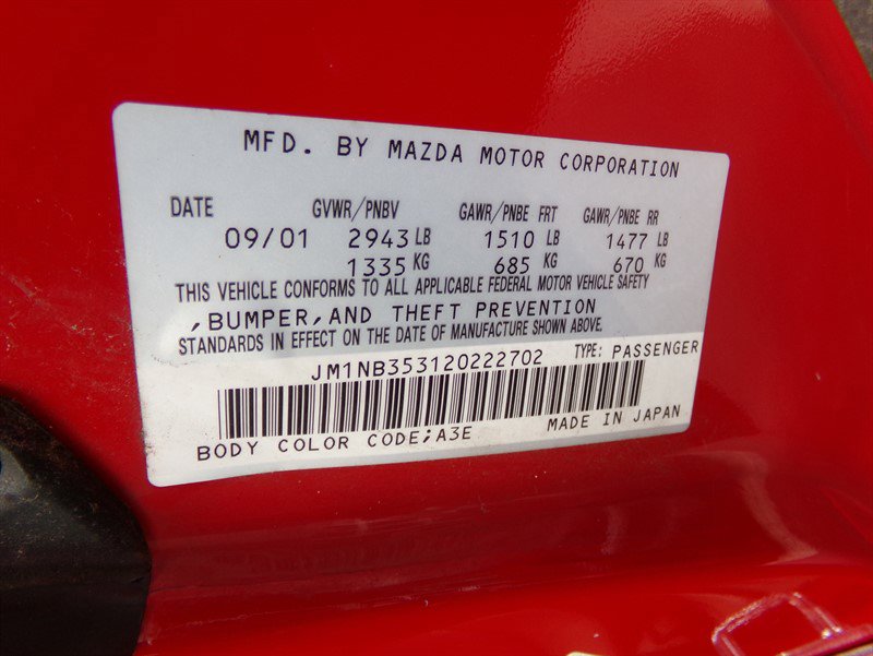 Used 2002 MAZDA MX-5 Miata LS image 63