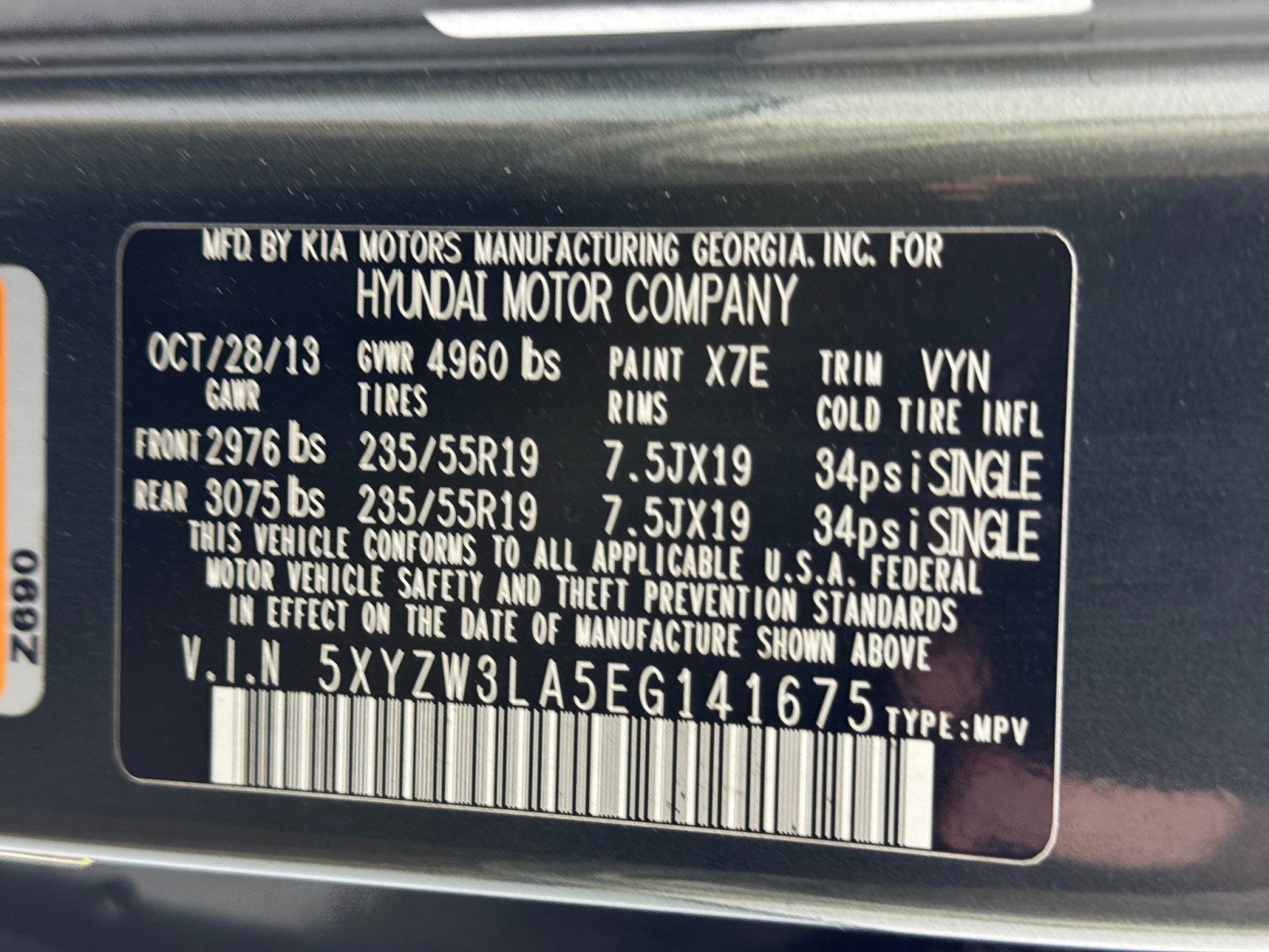 Used 2014 Hyundai Santa Fe w/ Technology Package 05 image 44