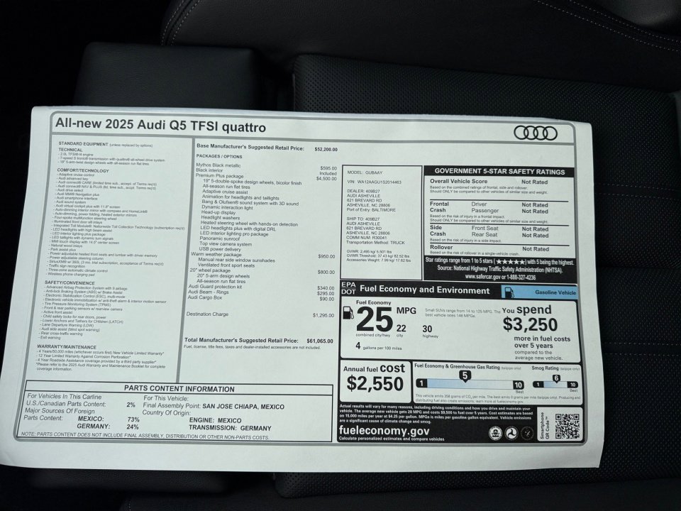 New 2025 Audi Q5 Premium Plus image 33