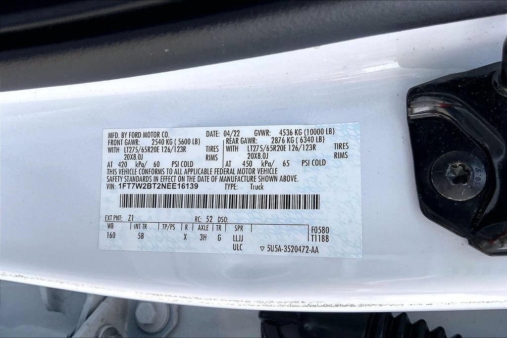 Used 2022 Ford F250 Lariat w/ Lariat Ultimate Package AWD/4WD image 22