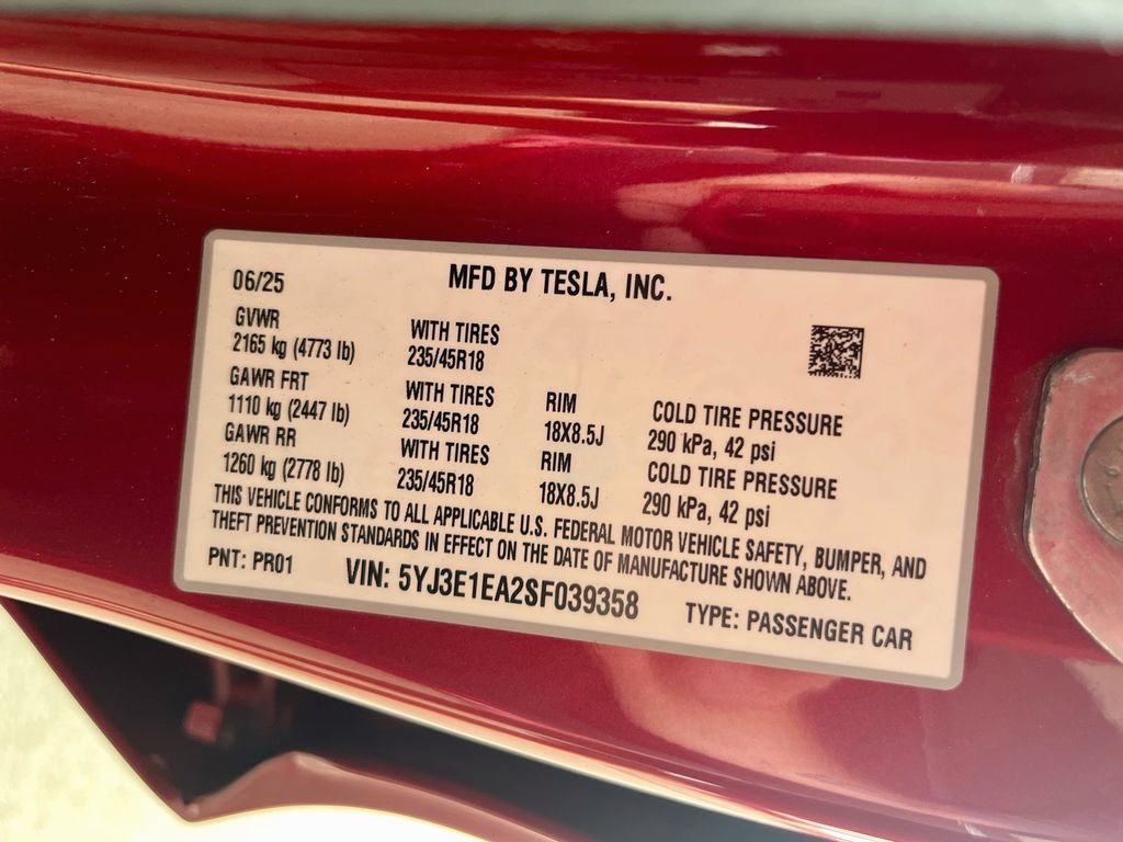 Used 2025 Tesla Model 3 RWD image 31