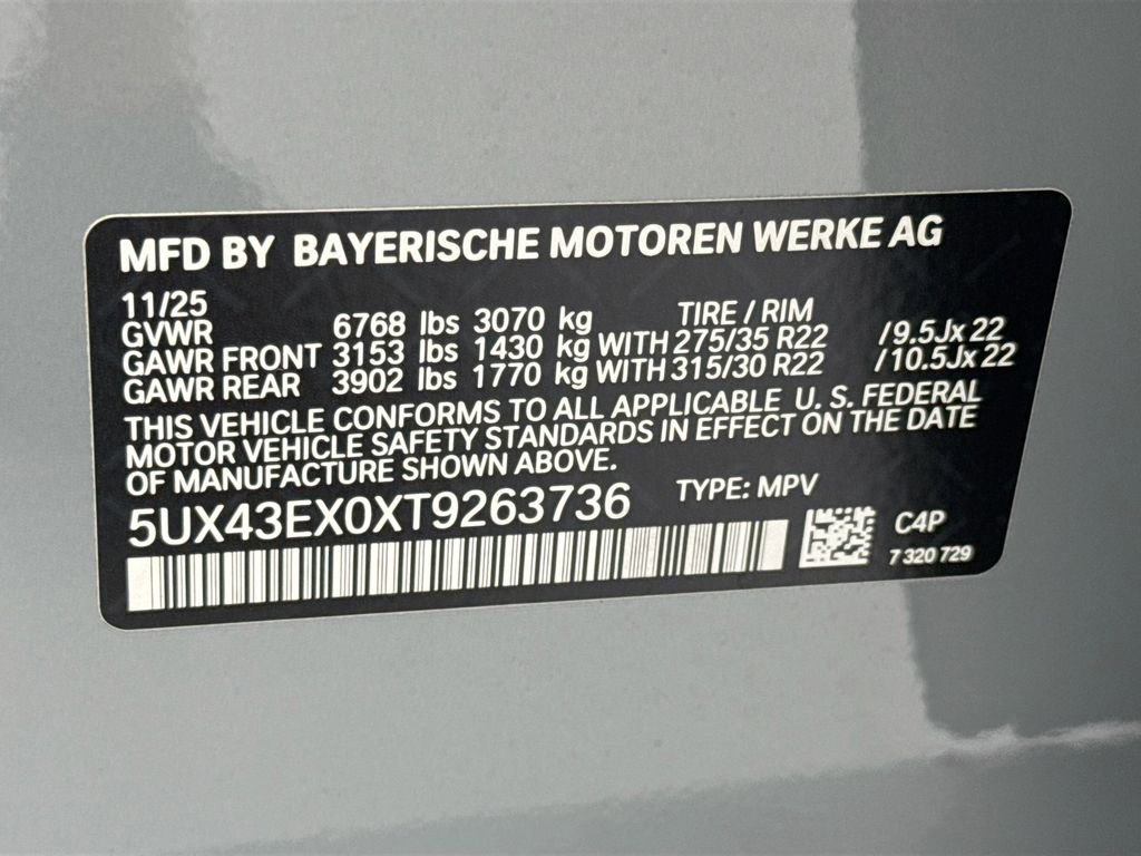 New 2026 BMW X6 M60i AWD/4WD image 35