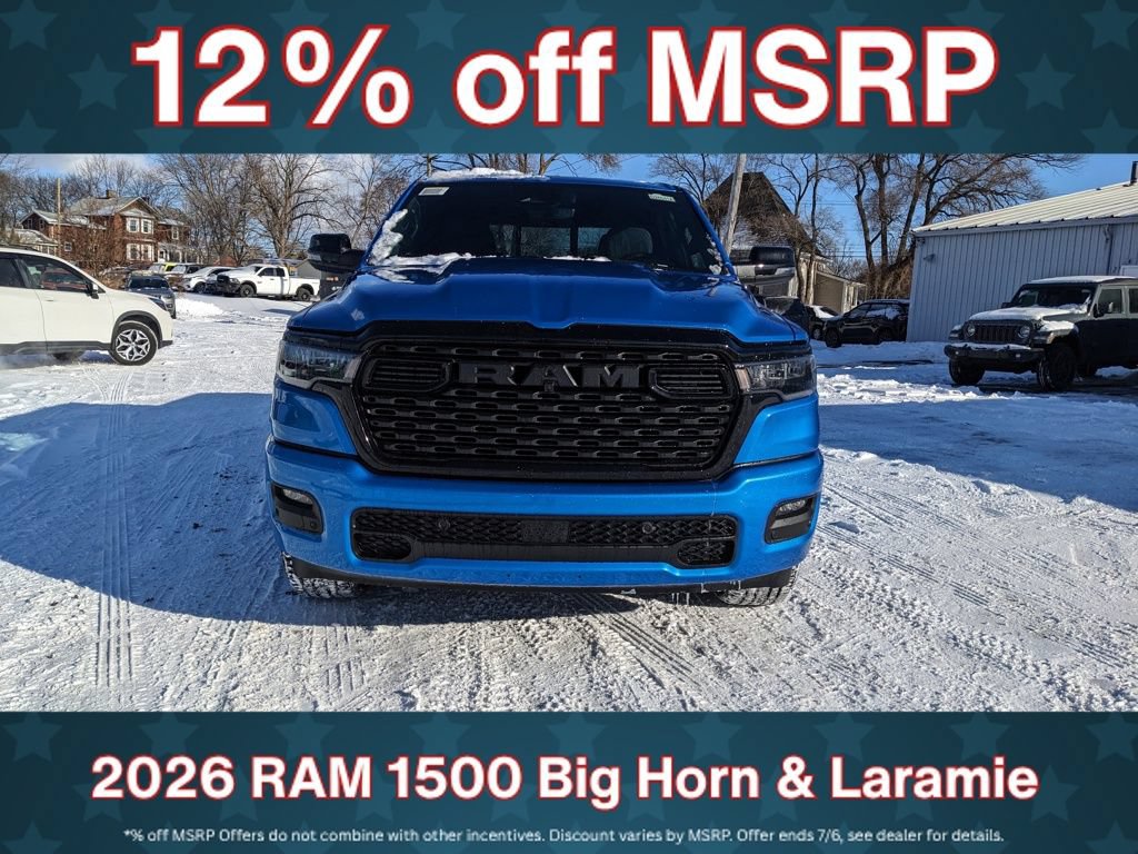 New 2026 RAM 1500 Big Horn w/ Night Edition AWD/4WD image 6