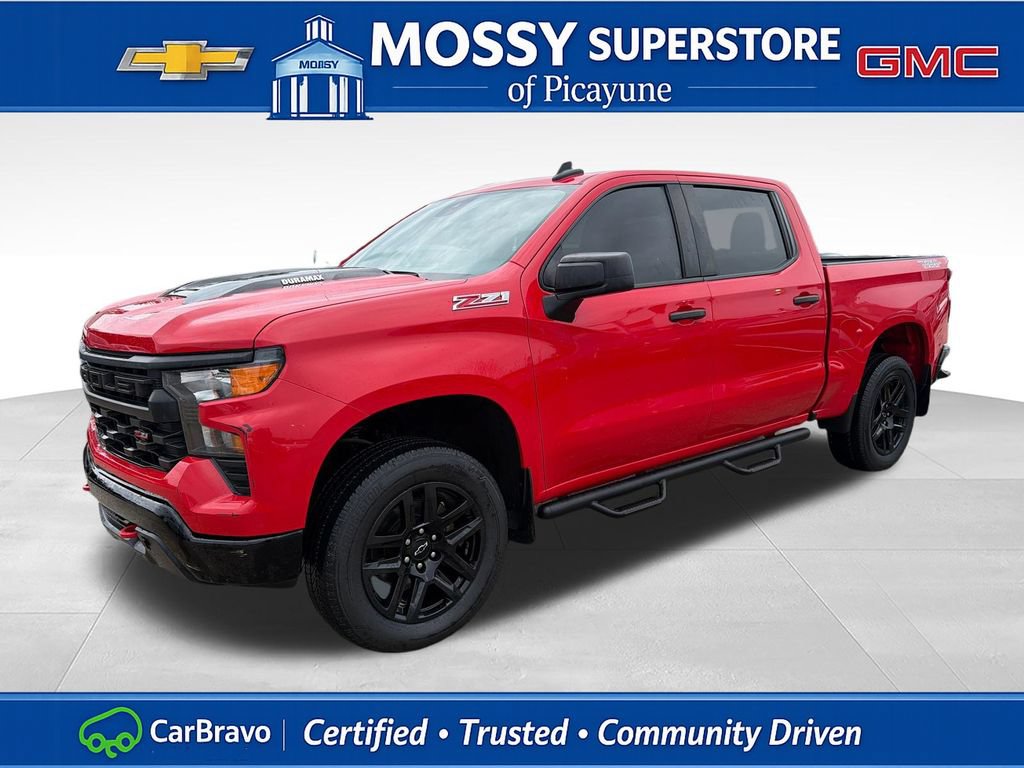 Certified 2024 Chevrolet Silverado 1500 Custom Trail Boss AWD/4WD 360° Tour