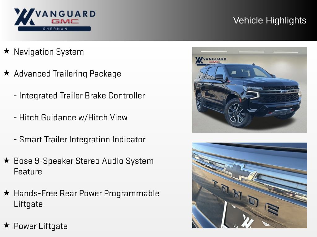 Used 2022 Chevrolet Tahoe Z71 w/ Z71 Off-Road Package image 5