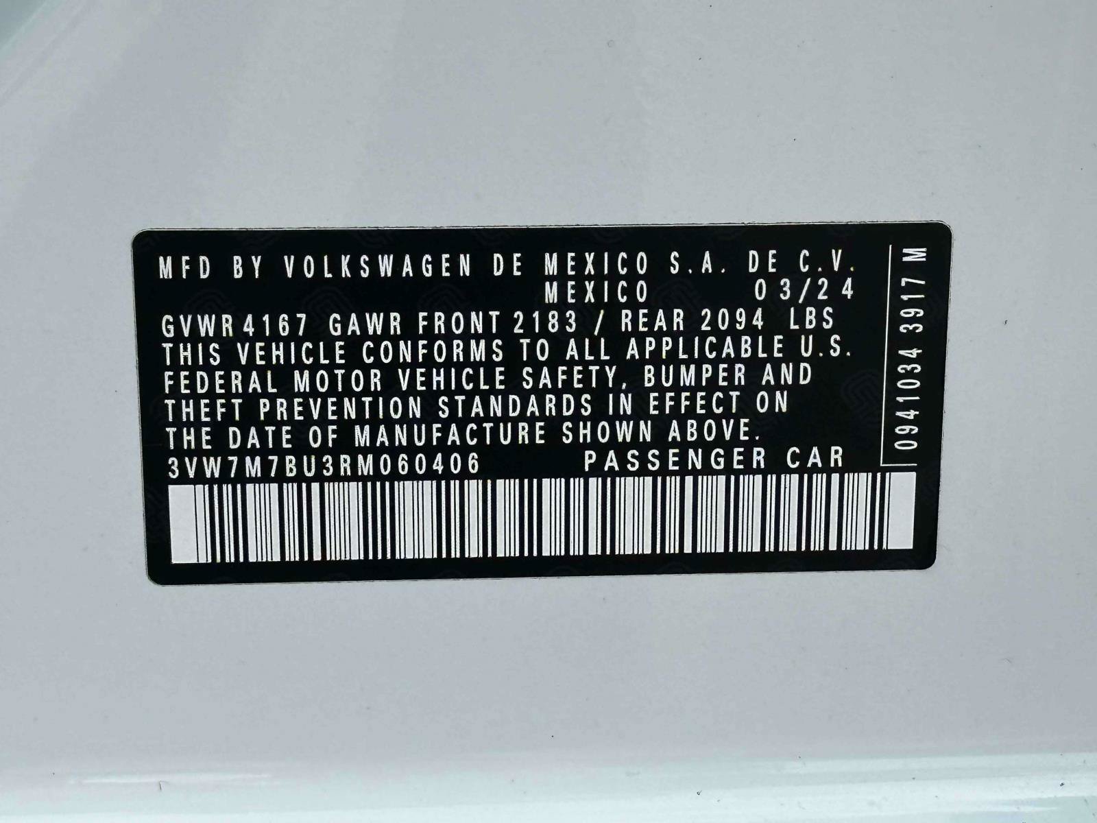 Used 2024 Volkswagen Jetta SE w/ Panoramic Sunroof Package FWD image 16