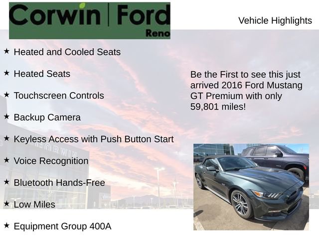 Used 2016 Ford Mustang GT Premium image 4