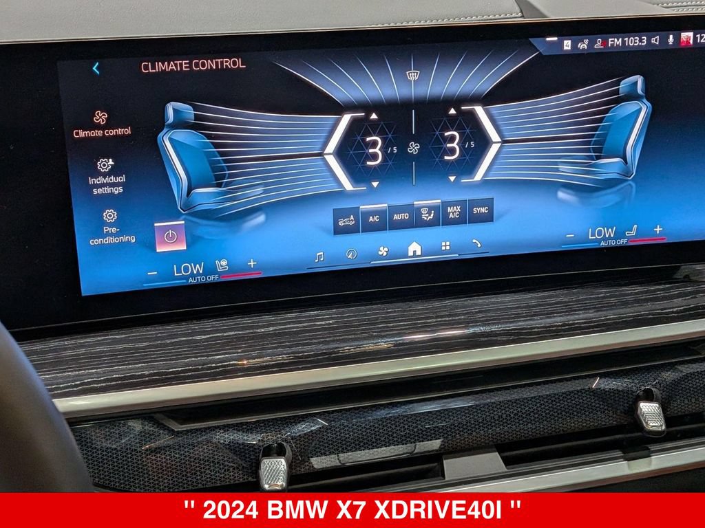Used 2024 BMW X7 xDrive40i w/ M Sport Package AWD/4WD image 25