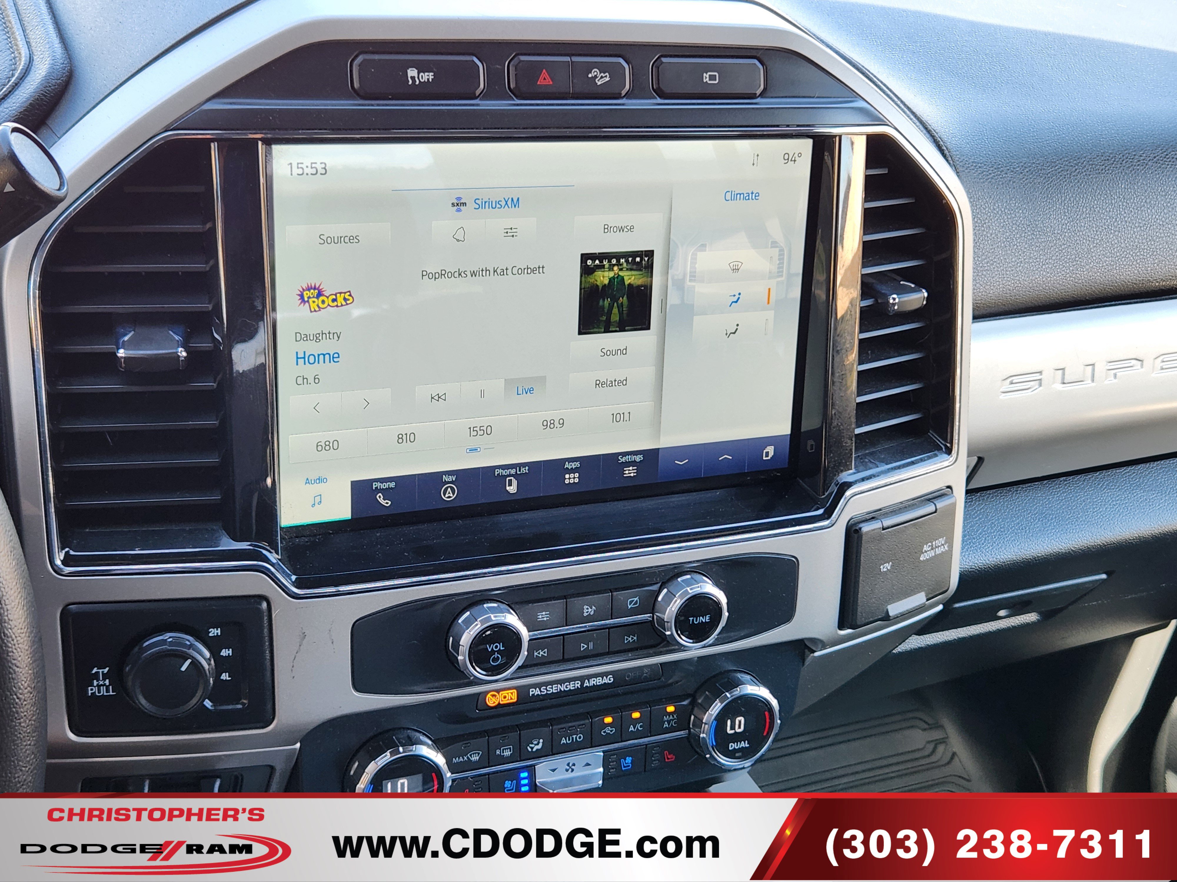 Used 2022 Ford F250 Lariat w/ Lariat Ultimate Package AWD/4WD image 12