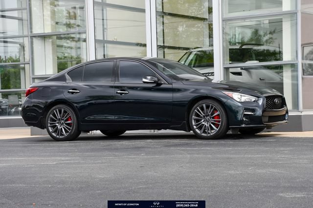 Used 2023 INFINITI Q50 Red Sport 400 w/ Black Opal Edition