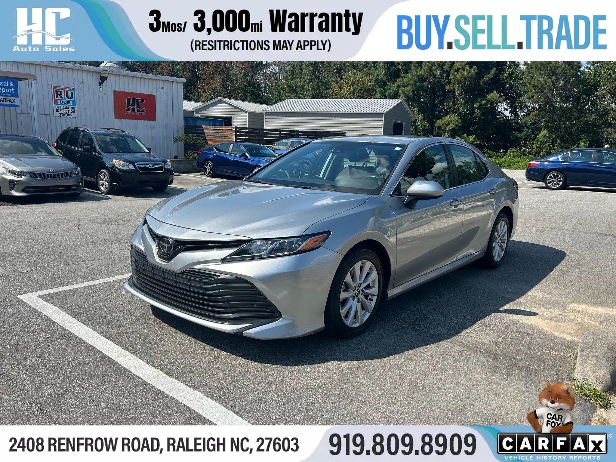 Used 2020 Toyota Camry LE