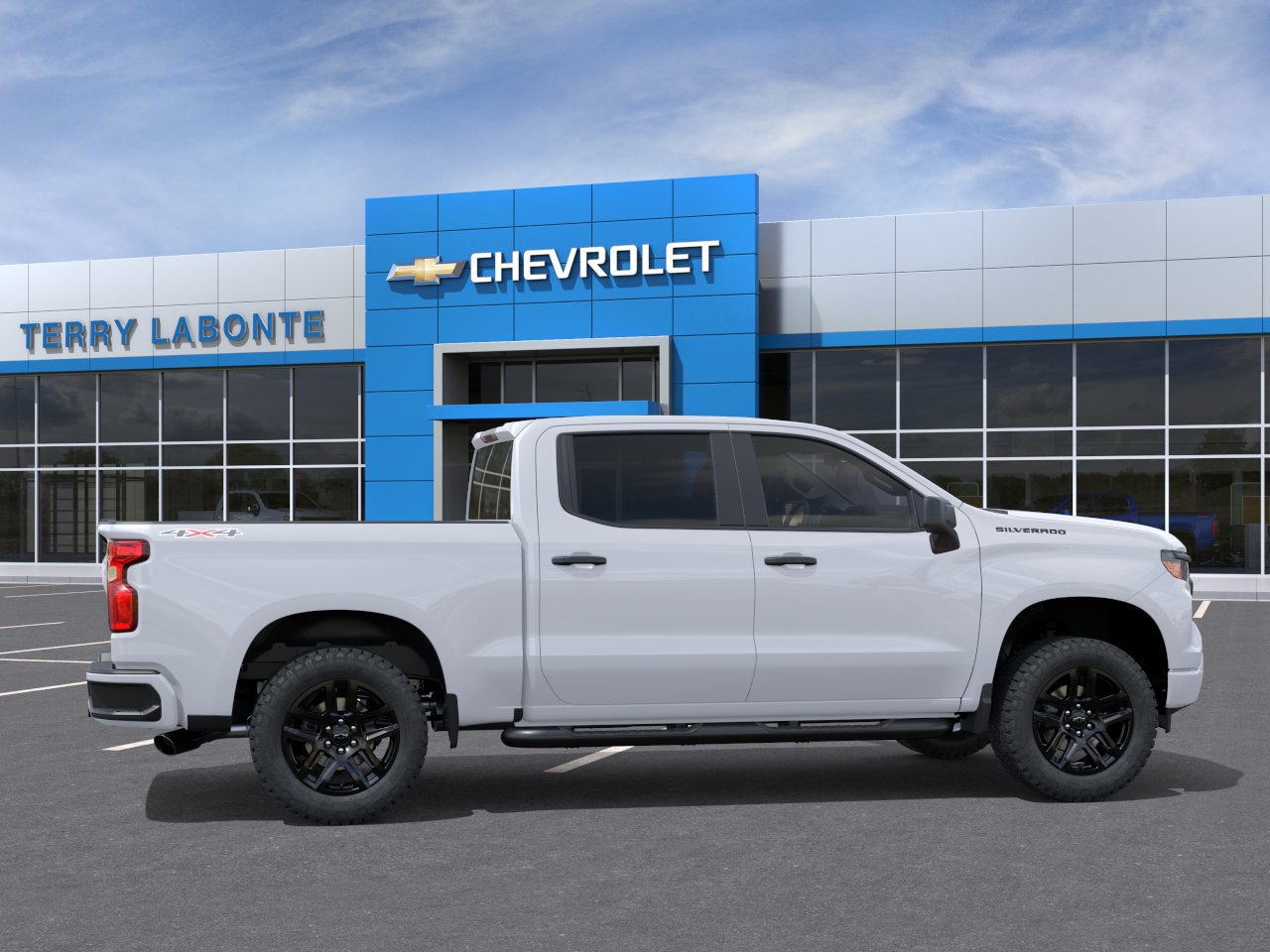 New 2026 Chevrolet Silverado 1500 Custom w/ Turbomax Blackout Package AWD/4WD image 7