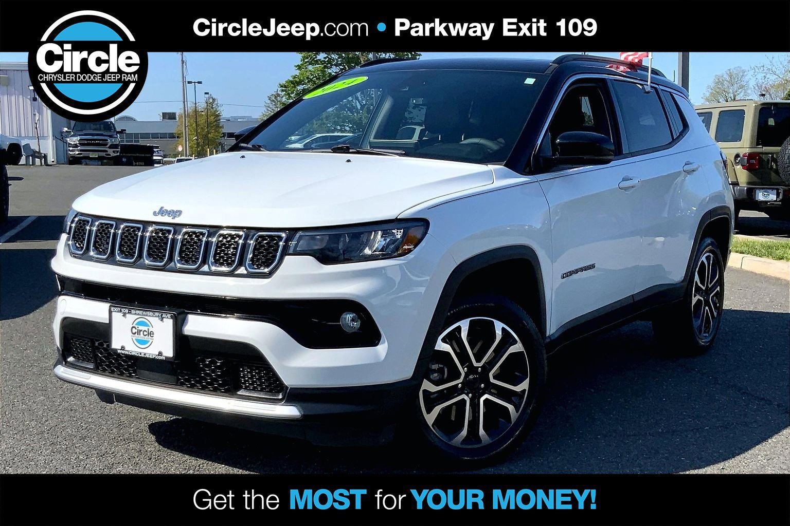 Certified 2024 Jeep Compass Limited w/ Sun and Sound Group AWD/4WD image 1