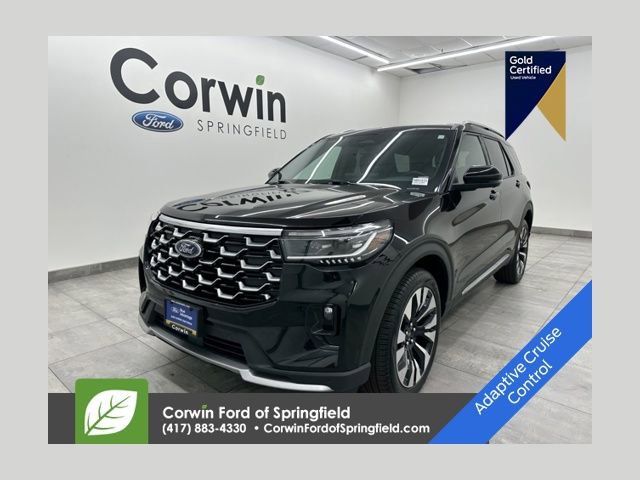 Certified 2025 Ford Explorer Platinum w/ LUX Leather Package