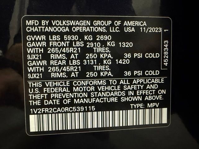 Used 2024 Volkswagen Atlas SEL Premium R-Line image 38