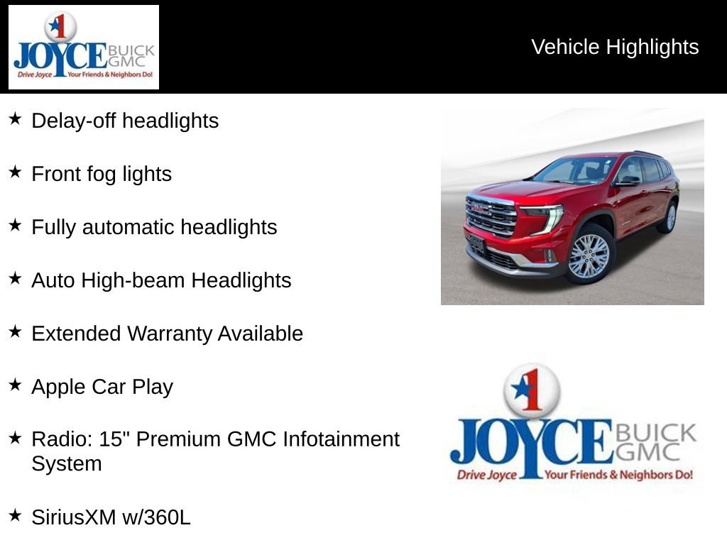 Certified 2024 GMC Acadia Elevation w/ Luxury Package AWD/4WD image 25
