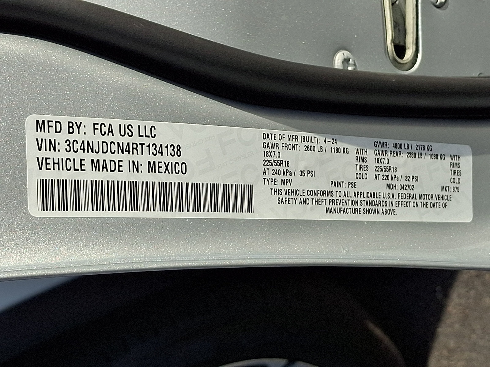Certified 2024 Jeep Compass Limited AWD/4WD image 26