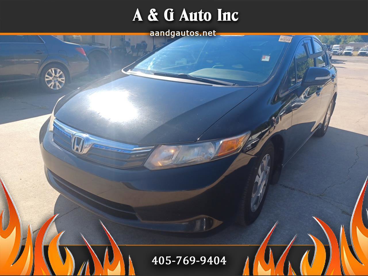 Used 2012 Honda Civic CVT AT-PZEV with Leather image 1
