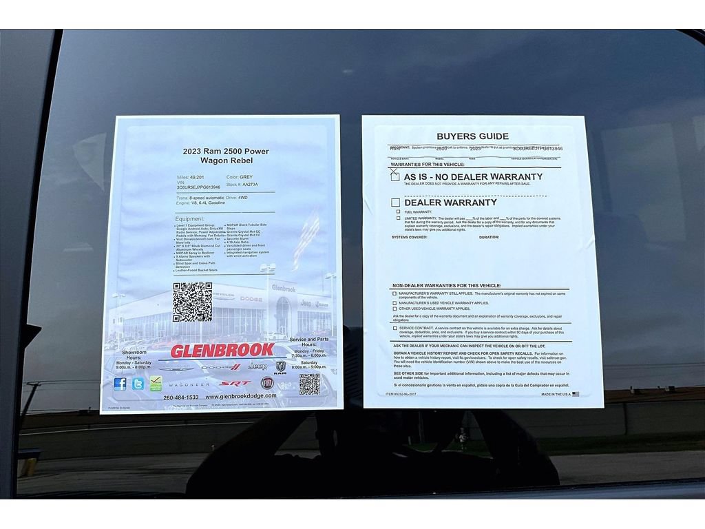 Certified 2023 RAM 2500 Rebel w/ Level 1 Equipment Group AWD/4WD image 58