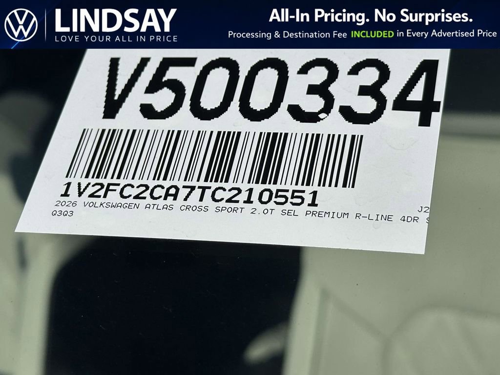 New 2026 Volkswagen Atlas Cross Sport SEL Premium R-Line image 23