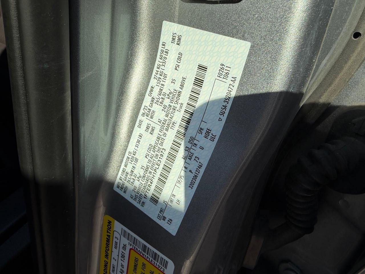 Used 2023 Ford Ranger XLT w/ Equipment Group 302A High image 22