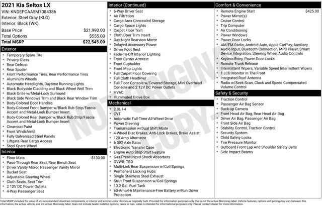 Used 2021 Kia Seltos LX video 3