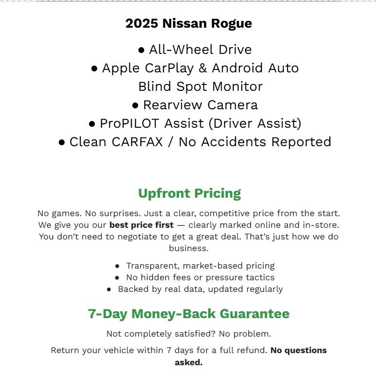 Used 2025 Nissan Rogue Platinum image 3