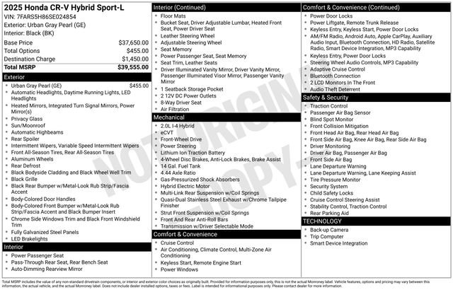 Used 2025 Honda CR-V Sport-L image 19