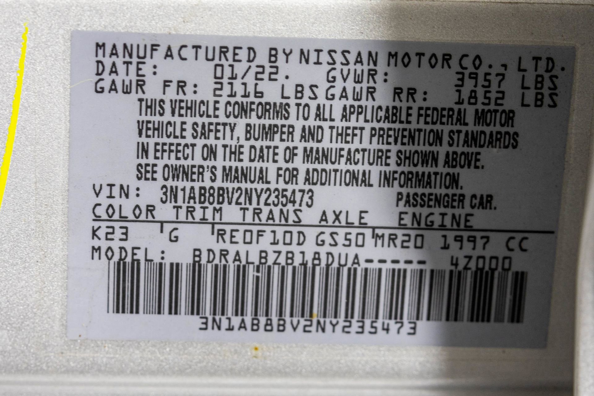 Used 2022 Nissan Sentra S FWD image 51