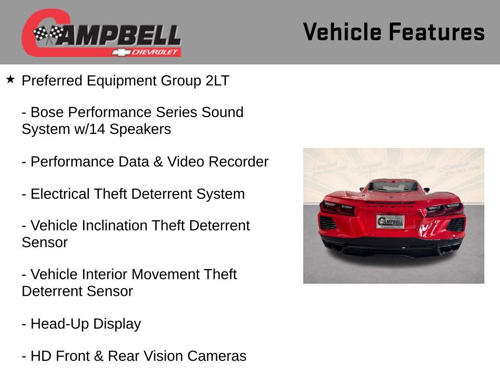 Used 2024 Chevrolet Corvette Stingray Preferred Cpe RWD image 16