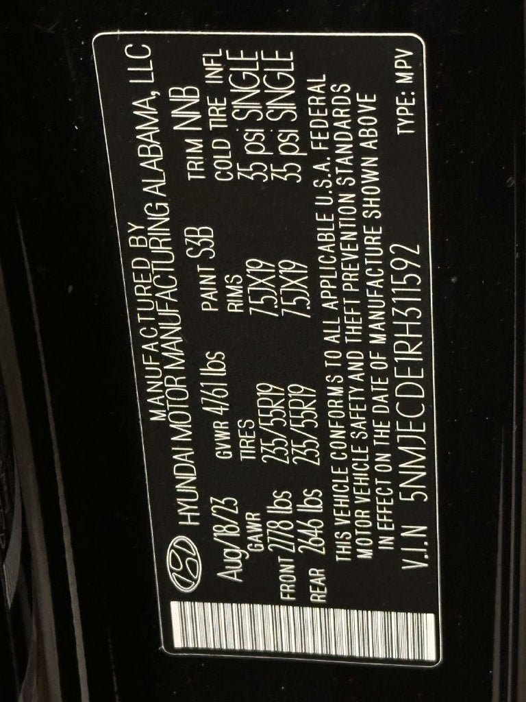 Used 2024 Hyundai Tucson Limited AWD/4WD image 34