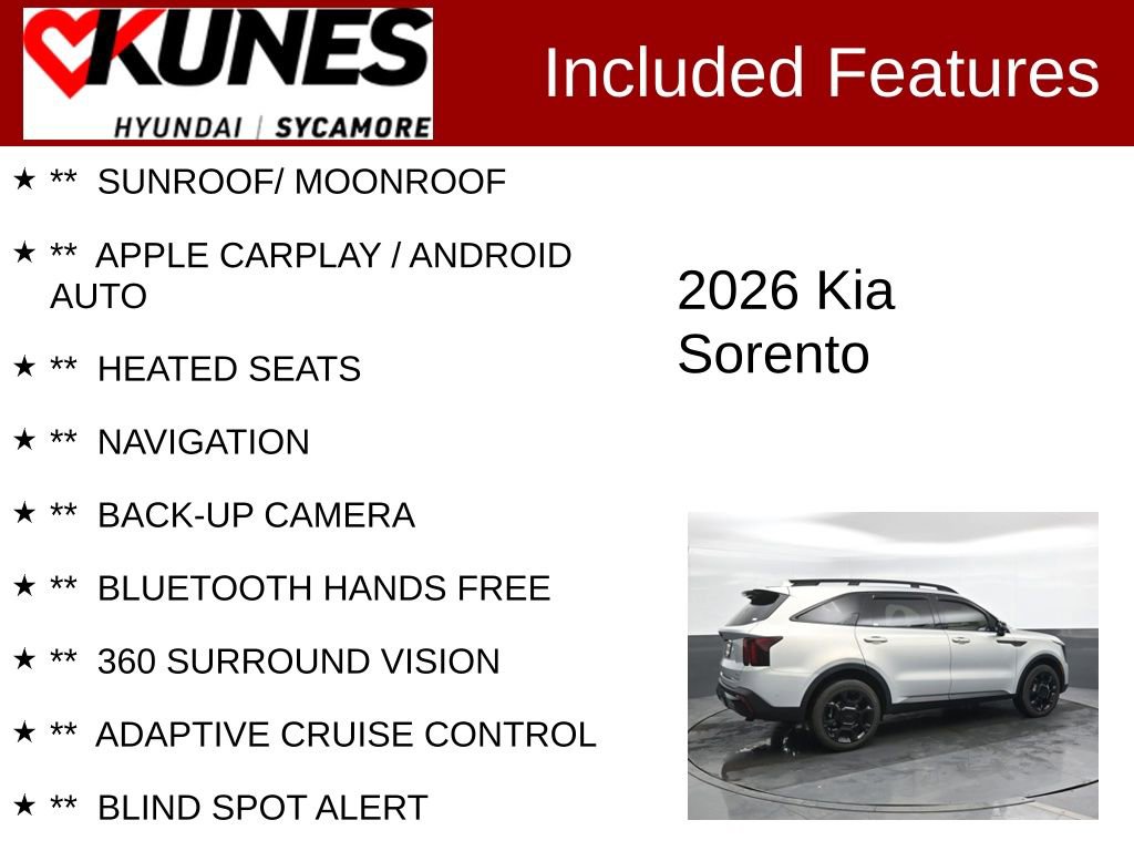 Used 2026 Kia Sorento SX image 2