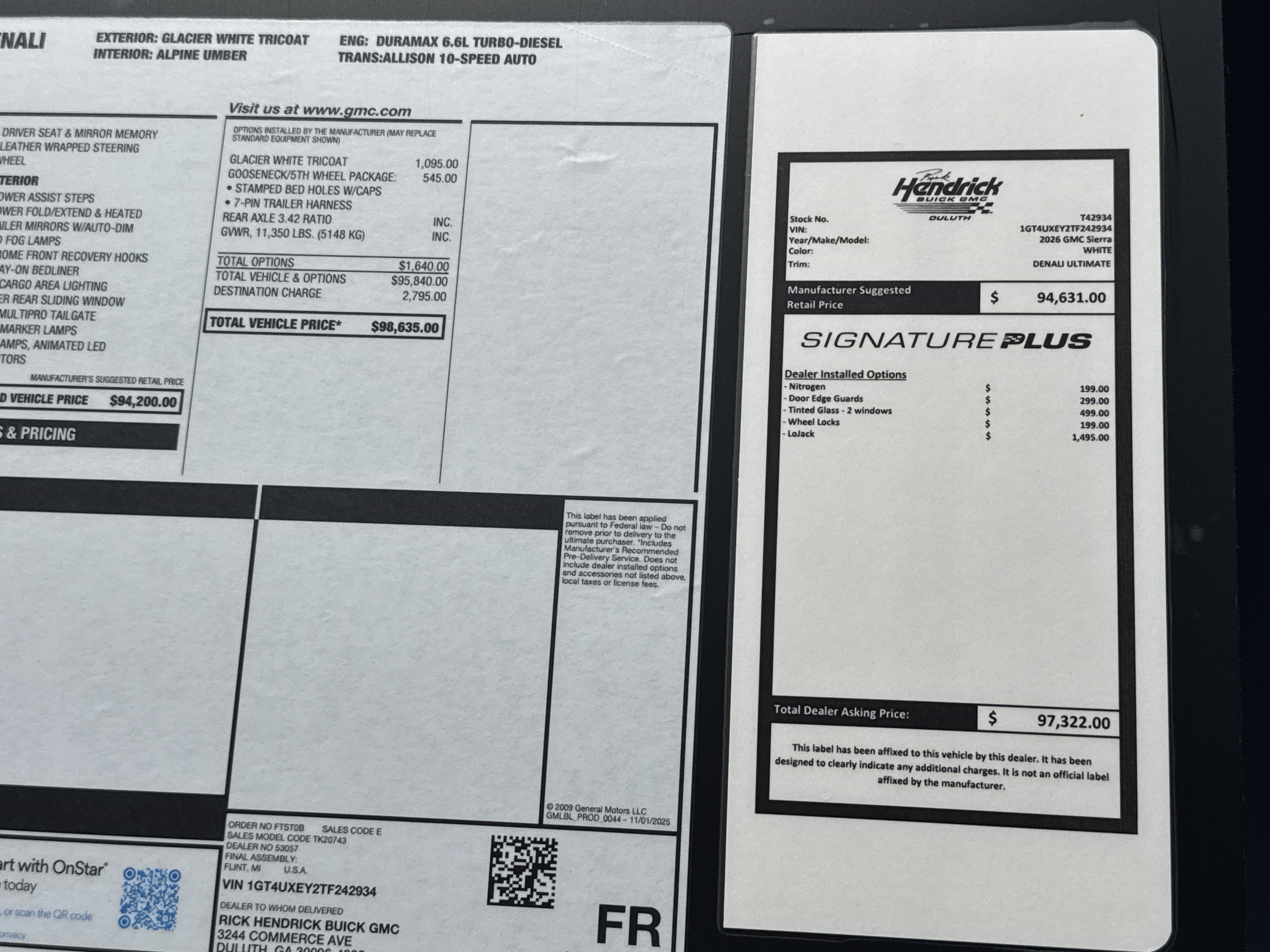 New 2026 GMC Sierra 2500 Denali Ultimate AWD/4WD image 40