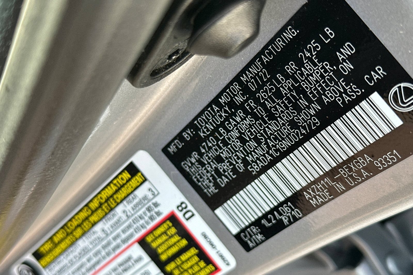 Used 2022 Lexus ES 300h w/ Premium Package FWD image 23