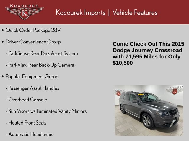 Used 2015 Dodge Journey Crossroad w/ Popular Equipment Group AWD/4WD image 4