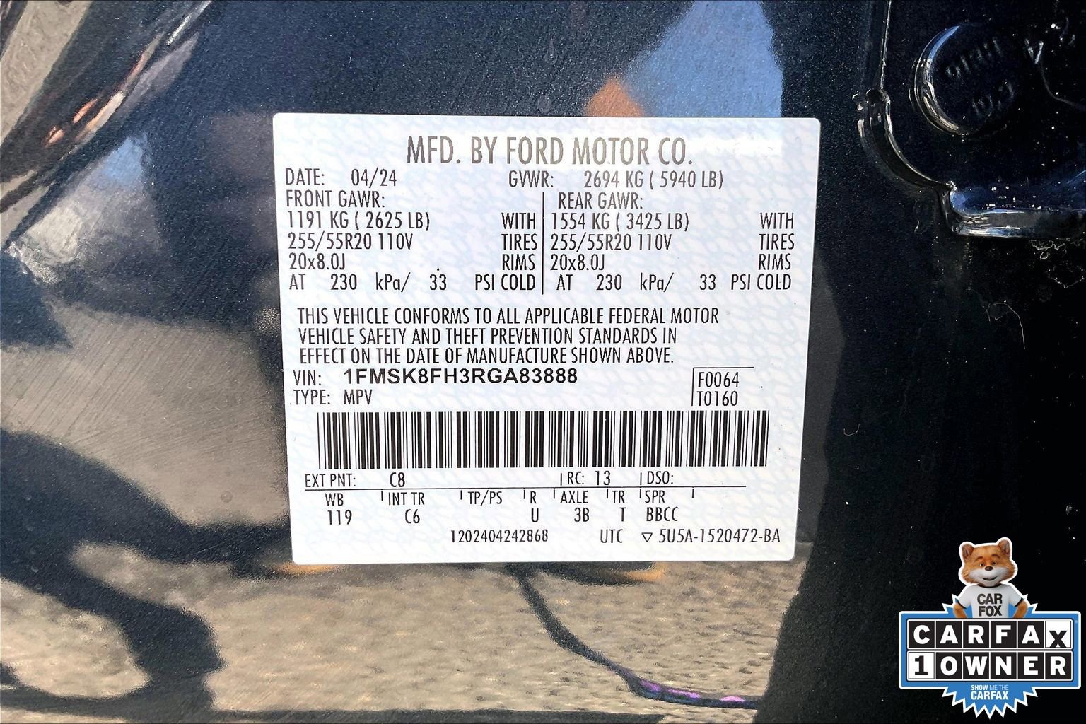 Used 2024 Ford Explorer Limited w/ Limited Technology Package image 31